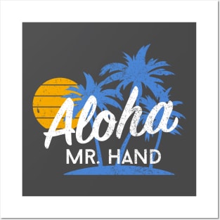 Aloha Mr. Hand - vintage design Posters and Art